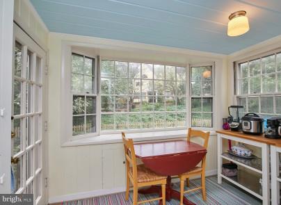 4624 19th Road North Arlington, VA 22207 - Photo 9 of 22 a dining room with furniture a chandelier and wooden floor