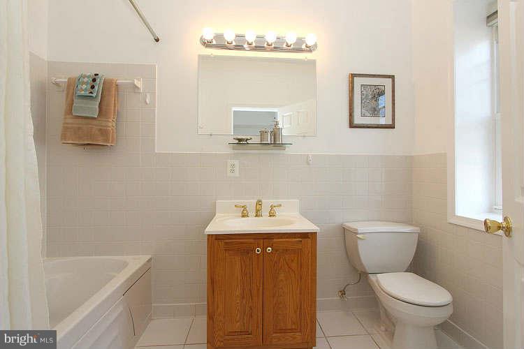 1414 A Street Northeast Washington, DC 20002 - Photo 19 of 27 Full Bath in Second Bedroom w/Sky Light