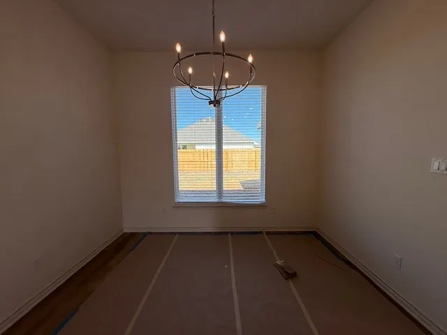 a view of an empty room