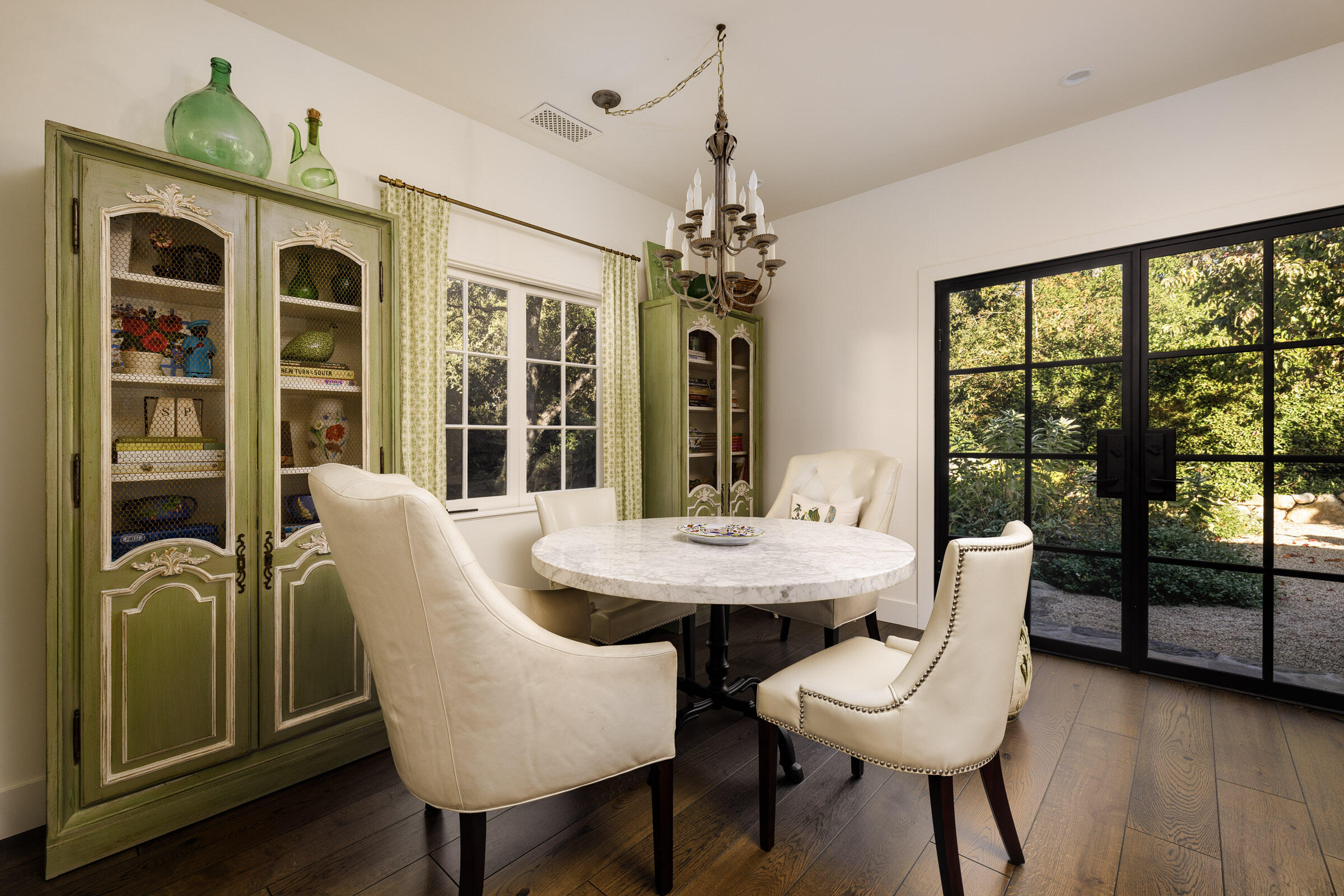 700 Mission Canyon Road Santa Barbara, CA 93105 - Photo 11 of 44 a view of a dining room with furniture window and outside view