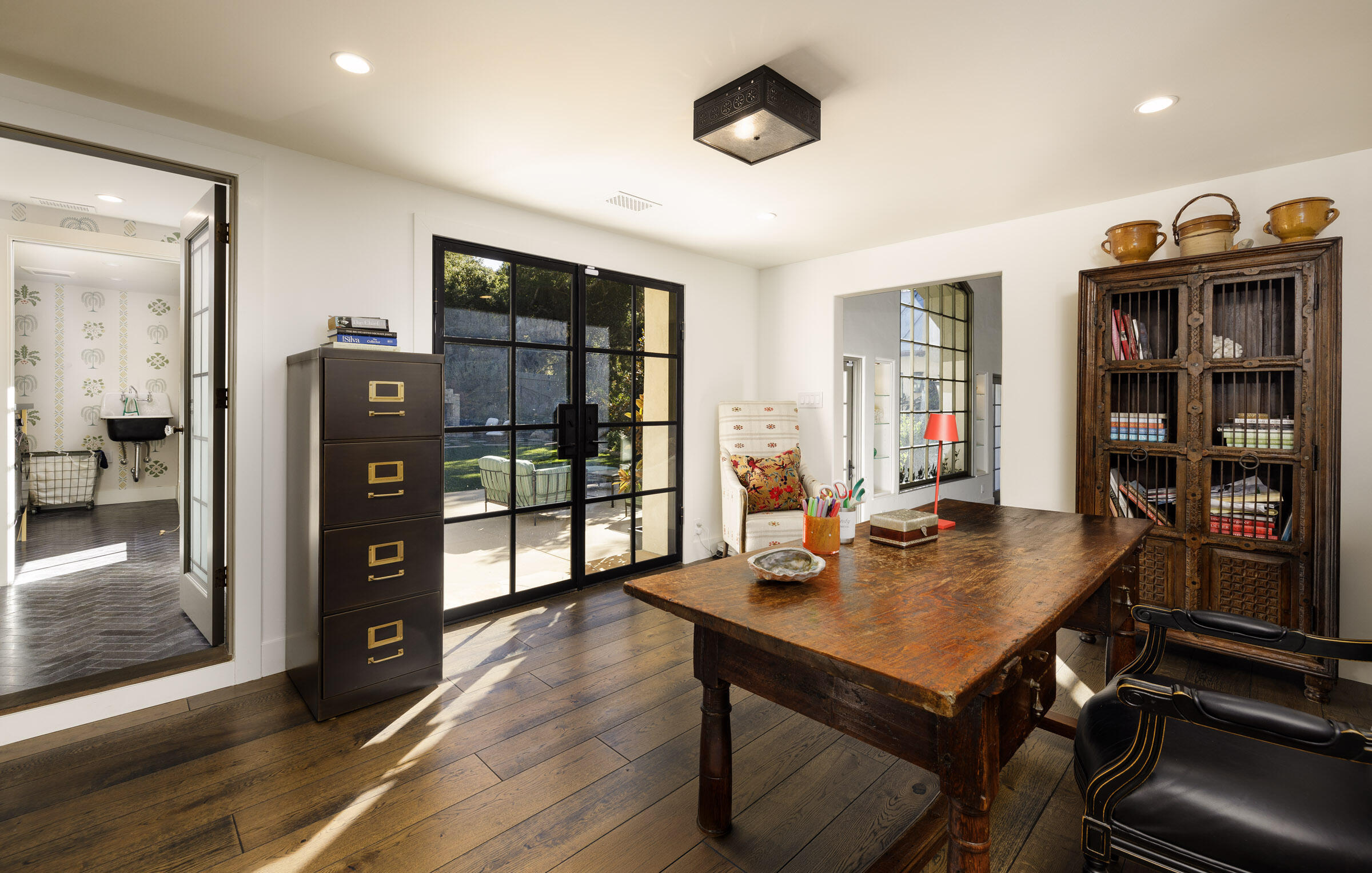 700 Mission Canyon Road Santa Barbara, CA 93105 - Photo 13 of 44 a view of a dining room with furniture