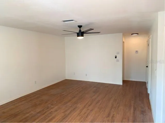 wooden floor in an empty room