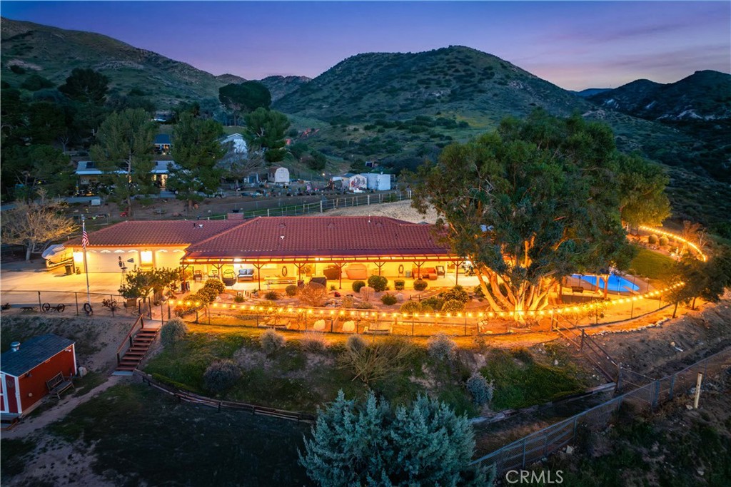 a view of a big yard