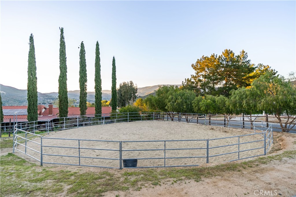 2862 Calmgarden Road Acton, CA 93510 - Photo 64 of 69 a view of a terrace with a bench