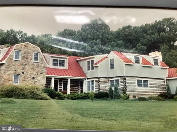 a aerial view of a house