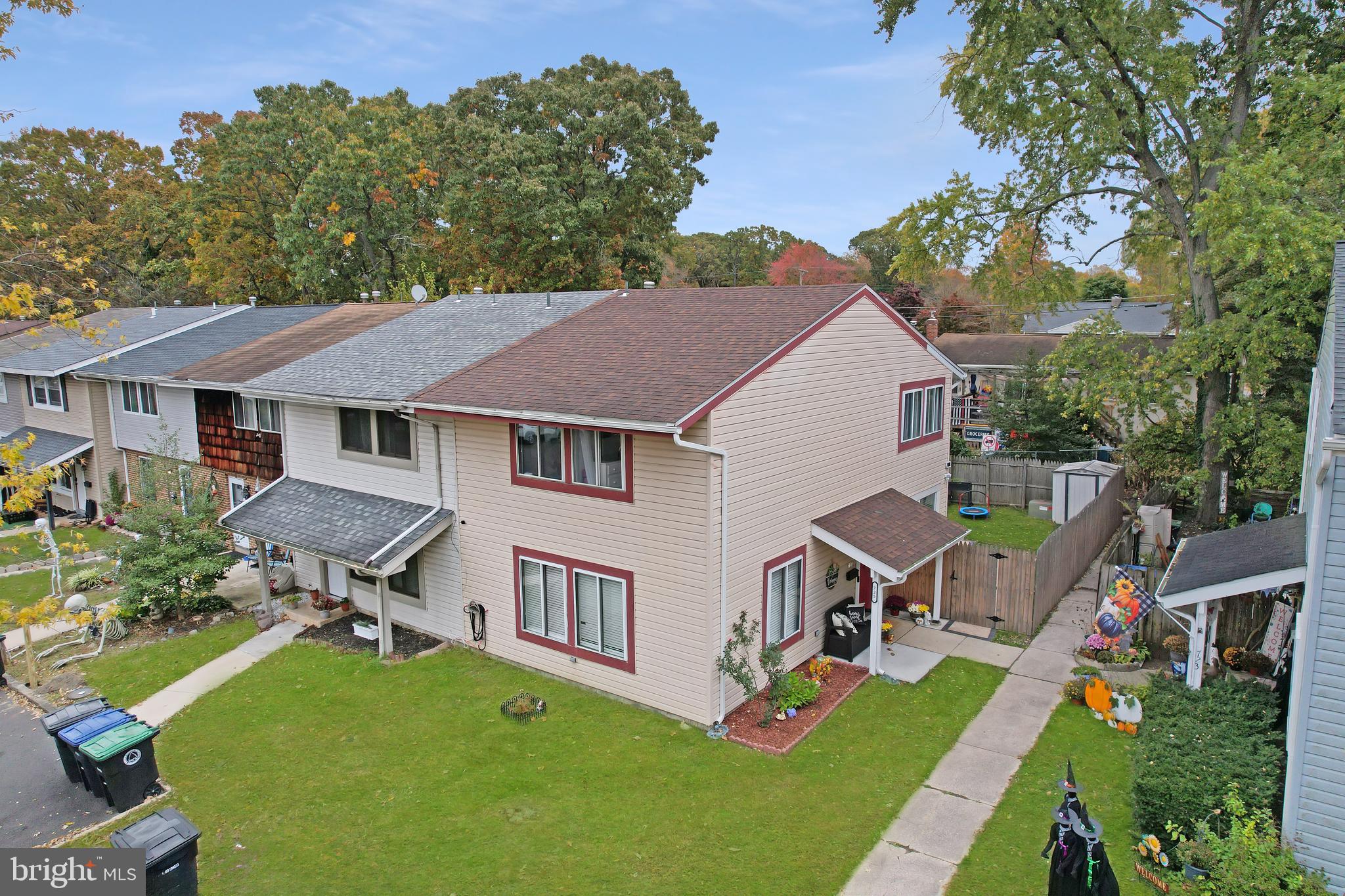 725 Myrtle Avenue Lindenwold, NJ 08021 - Photo 2 of 29 a aerial view of a house with a yard table and chairs