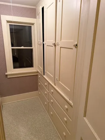 a view of a storage room