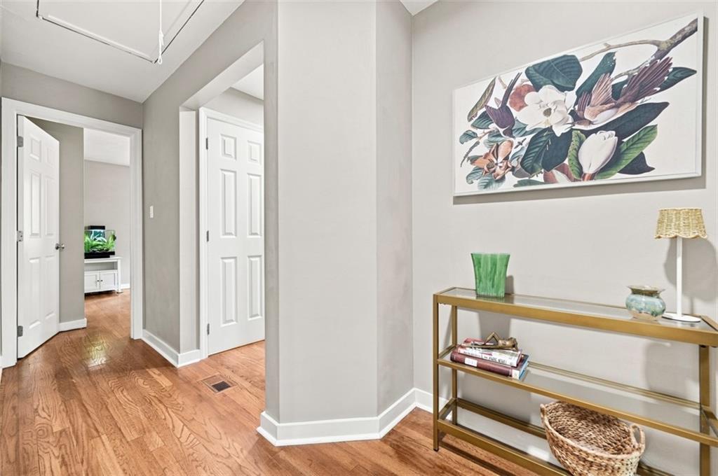 65 Dietrich Road Pittsburgh, PA 15238 - Photo 18 of 44 View of the main level hallway showing the beautiful hardwood floors and neutral paint colors