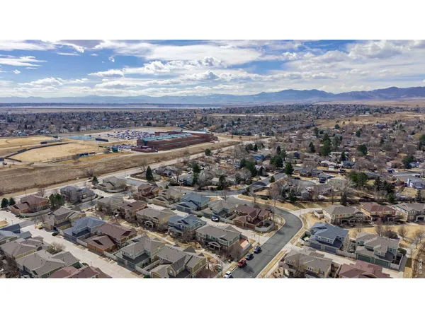 an aerial view of city