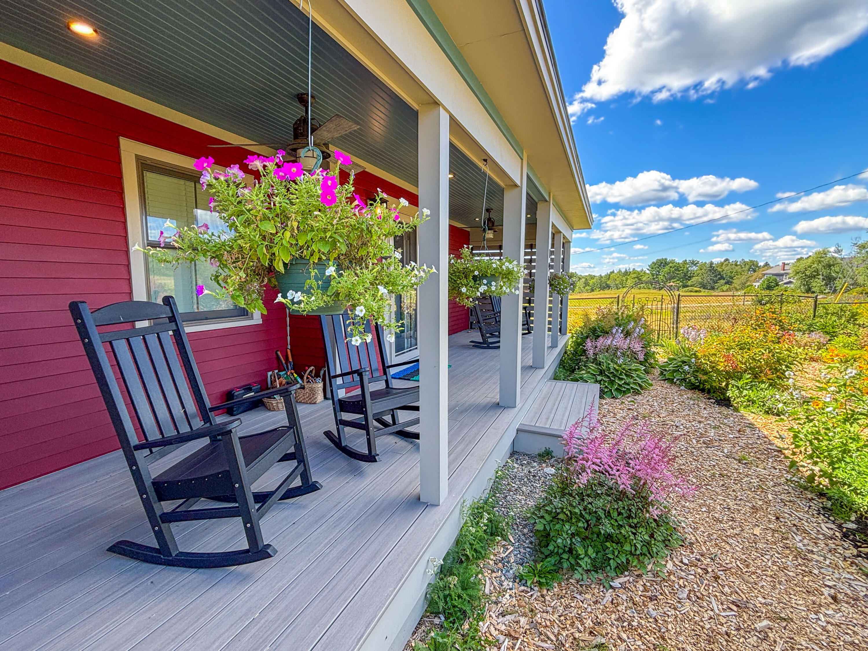 195 Ficketts Point Road Milbridge, ME 04658 - Photo 102 of 142 Covered porch & gardens (2)