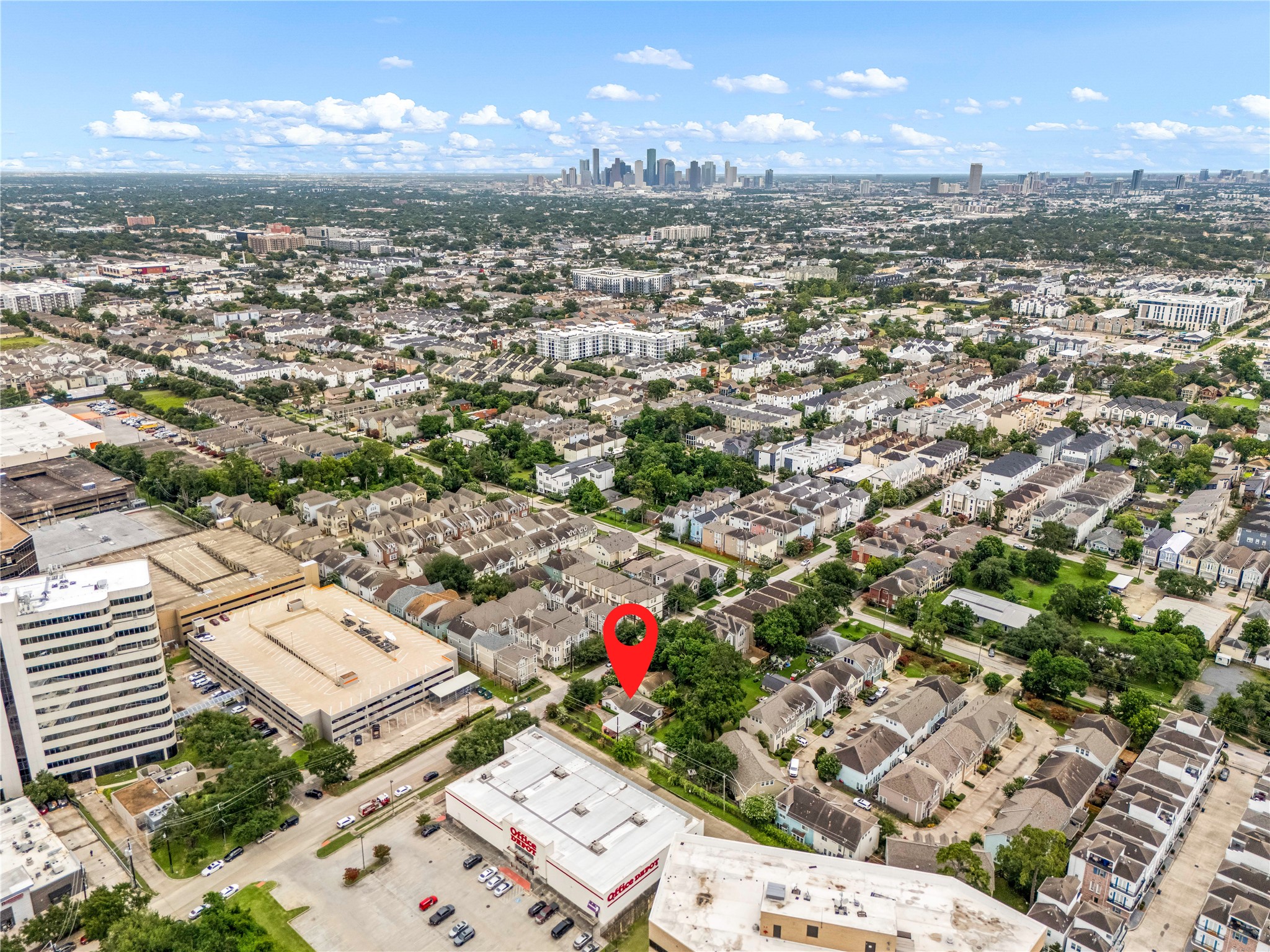 2609 Bevis Street Houston, TX 77008 - Photo 16 of 28 an aerial view of a city