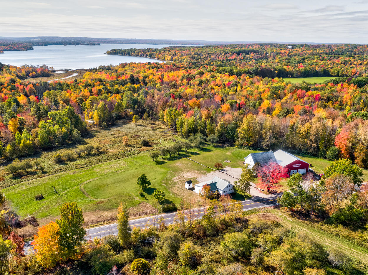 689 Troy Road Burnham, ME 04922 - Photo 53 of 72 aerial from fall 2018