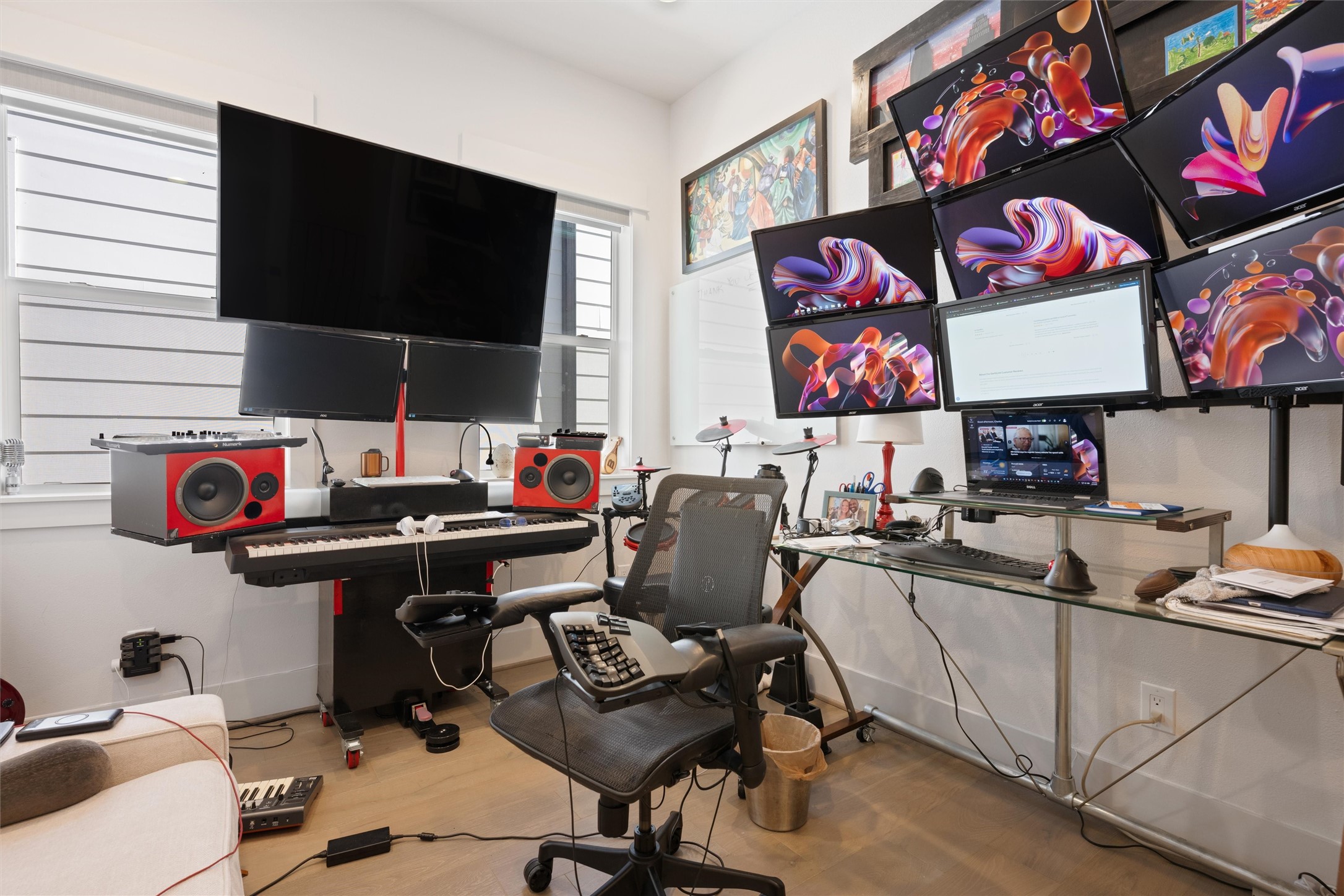 1136 Adele Street Houston, TX 77009 - Photo 22 of 28 a view of a workspace with furniture and toys