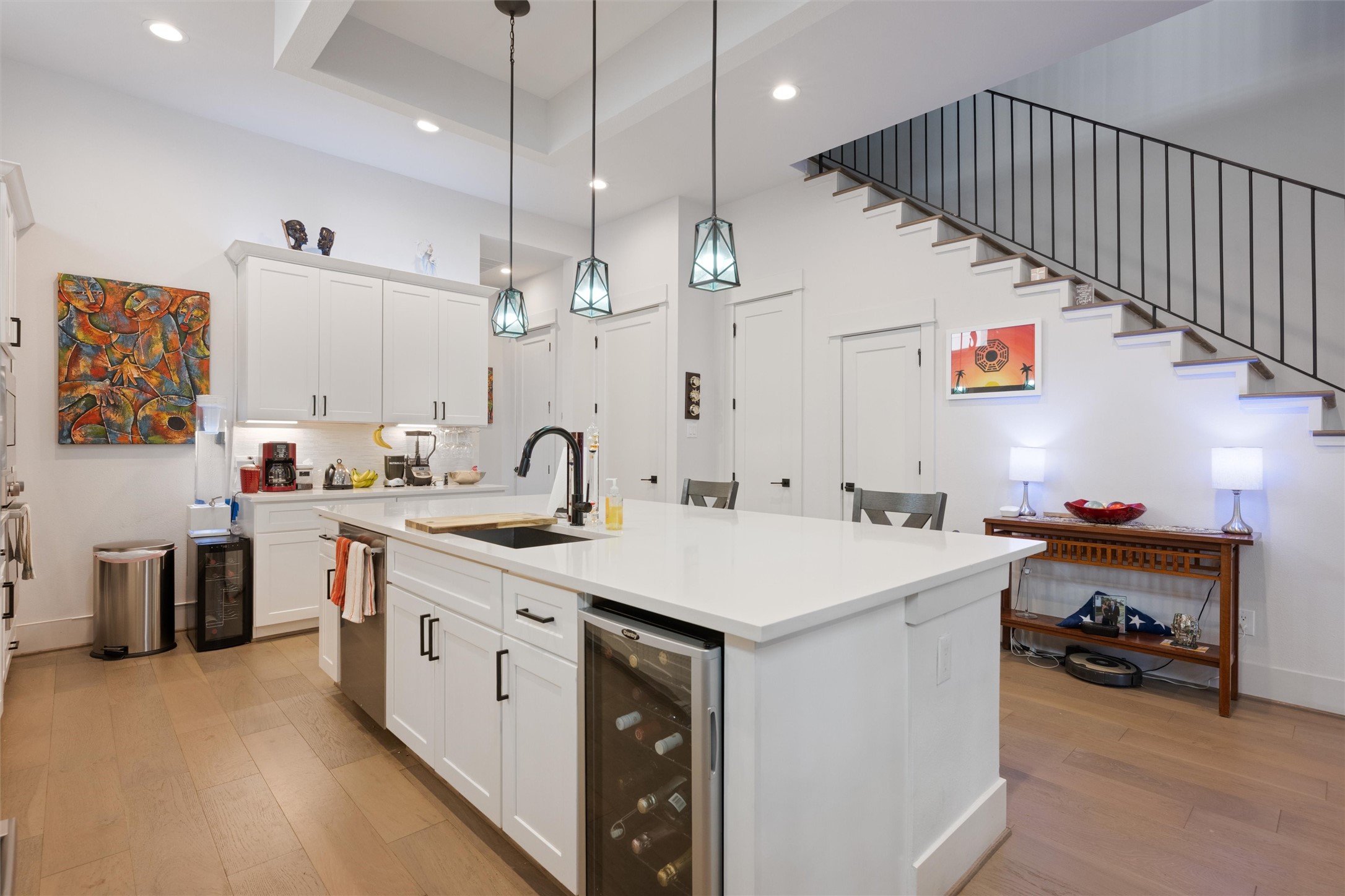 1136 Adele Street Houston, TX 77009 - Photo 4 of 28 a utility room with sink dryer and washer