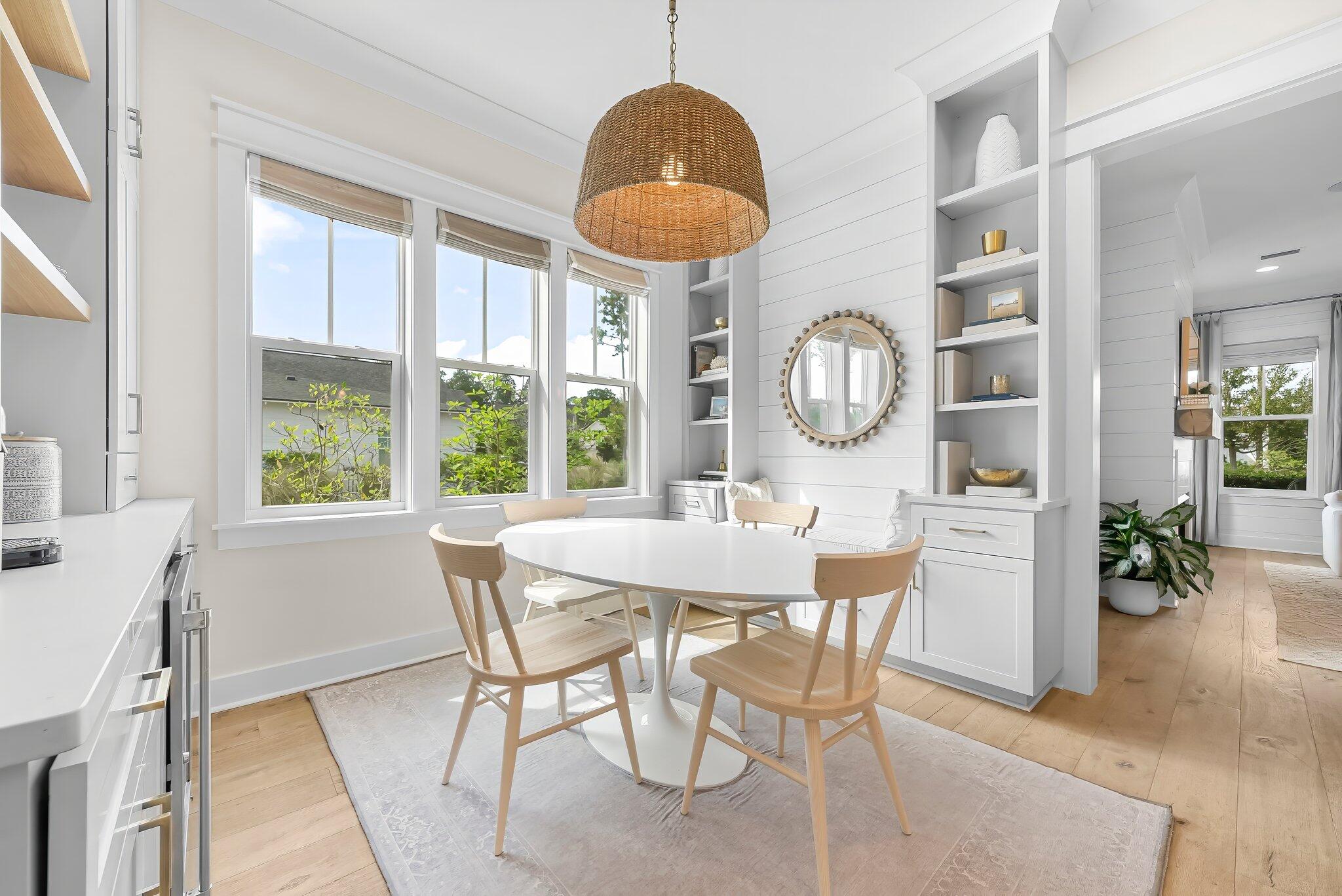 146 Trailhead Drive Inlet Beach, FL 32461 - Photo 14 of 74 a dining room with furniture and a large window