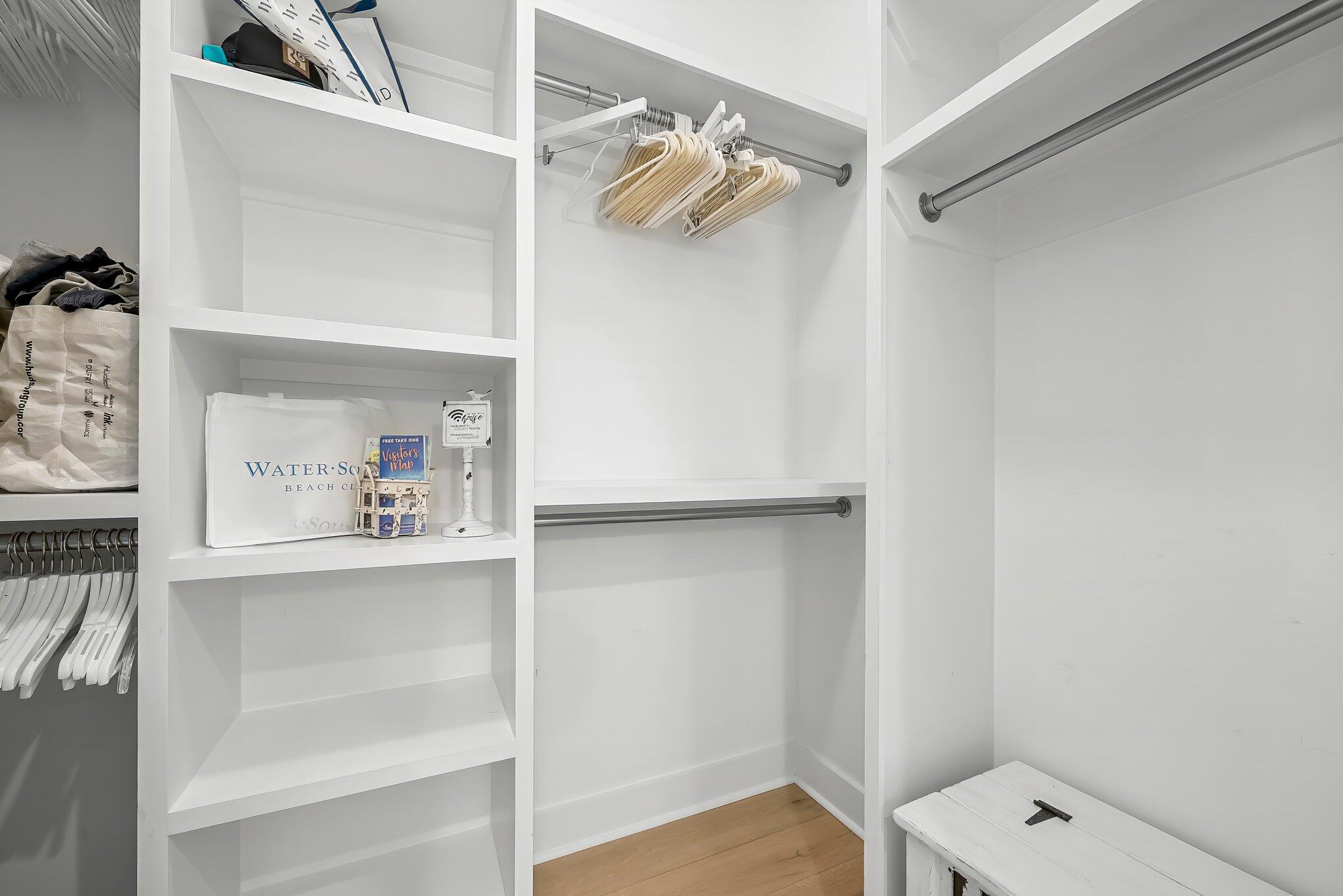 146 Trailhead Drive Inlet Beach, FL 32461 - Photo 26 of 74 a view of bathroom with a baby crib and a mirror