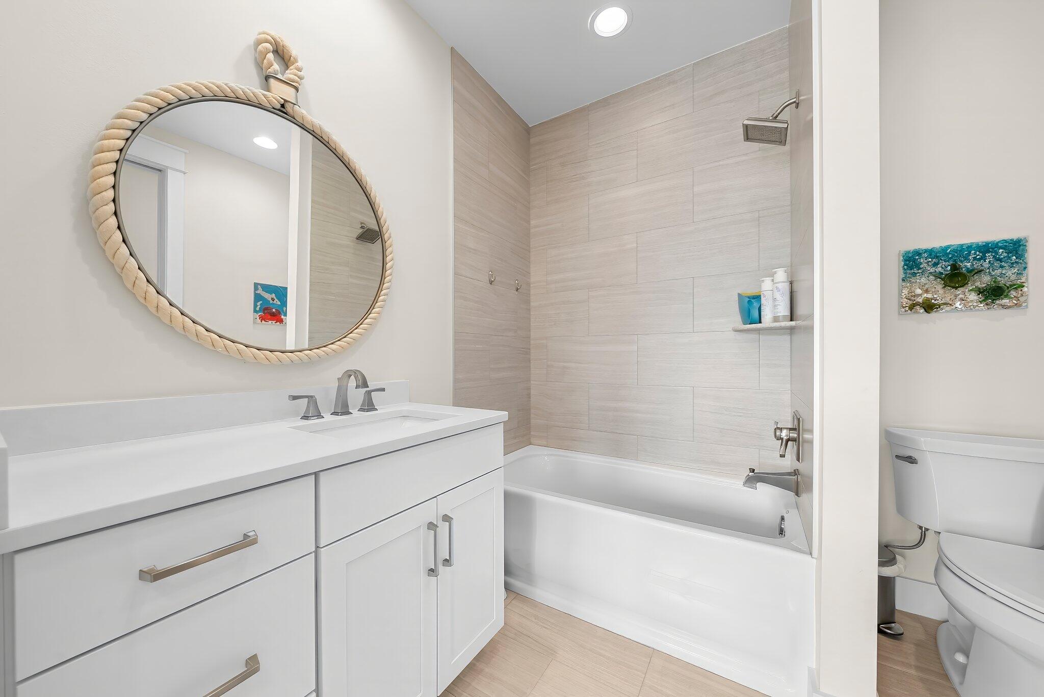 146 Trailhead Drive Inlet Beach, FL 32461 - Photo 38 of 74 a bathroom with a sink and a mirror