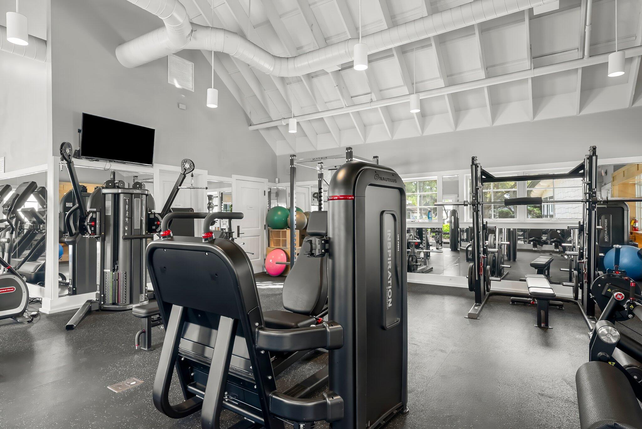 146 Trailhead Drive Inlet Beach, FL 32461 - Photo 51 of 74 a view of a room with gym equipment