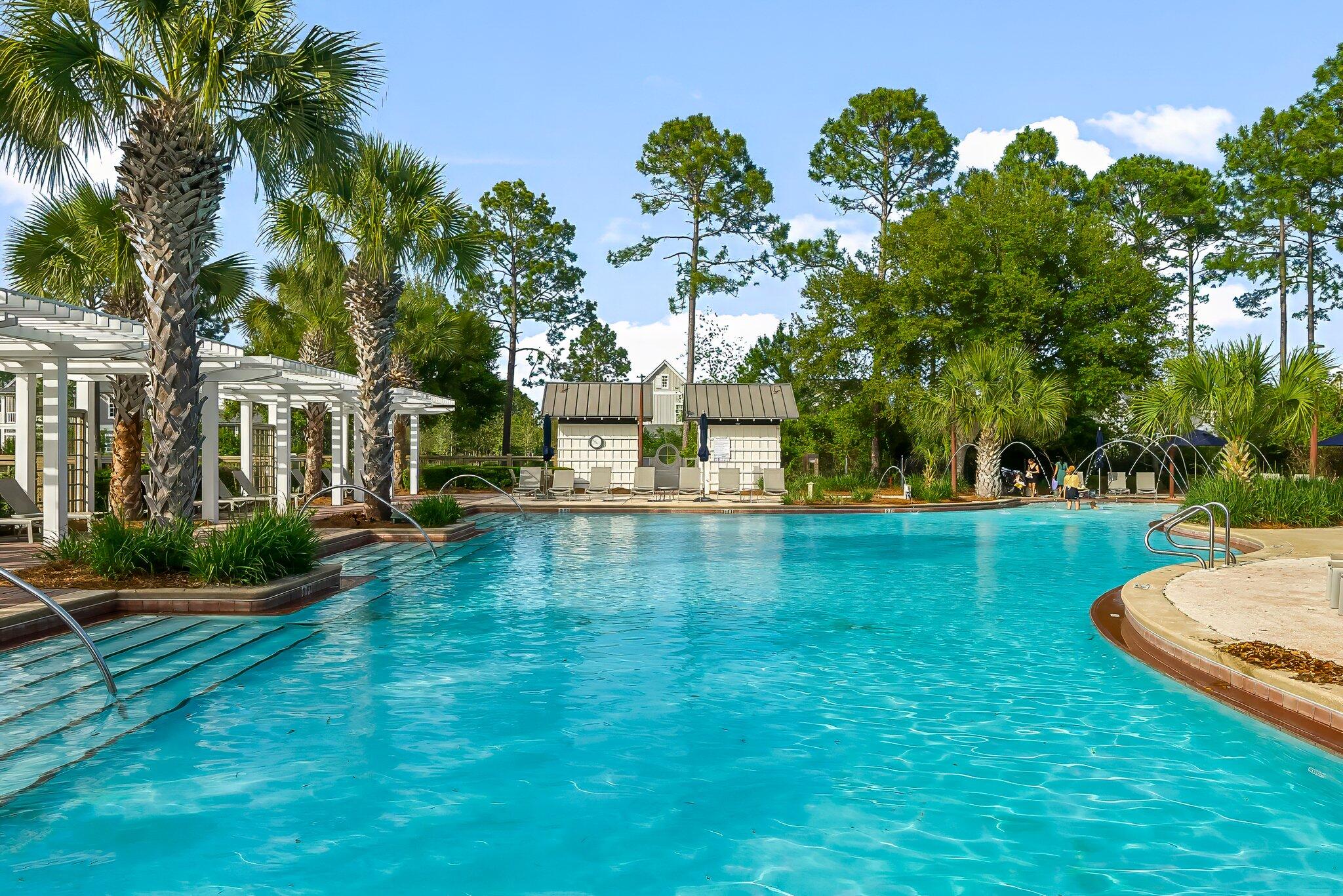 146 Trailhead Drive Inlet Beach, FL 32461 - Photo 55 of 74 a view of a house with a big yard