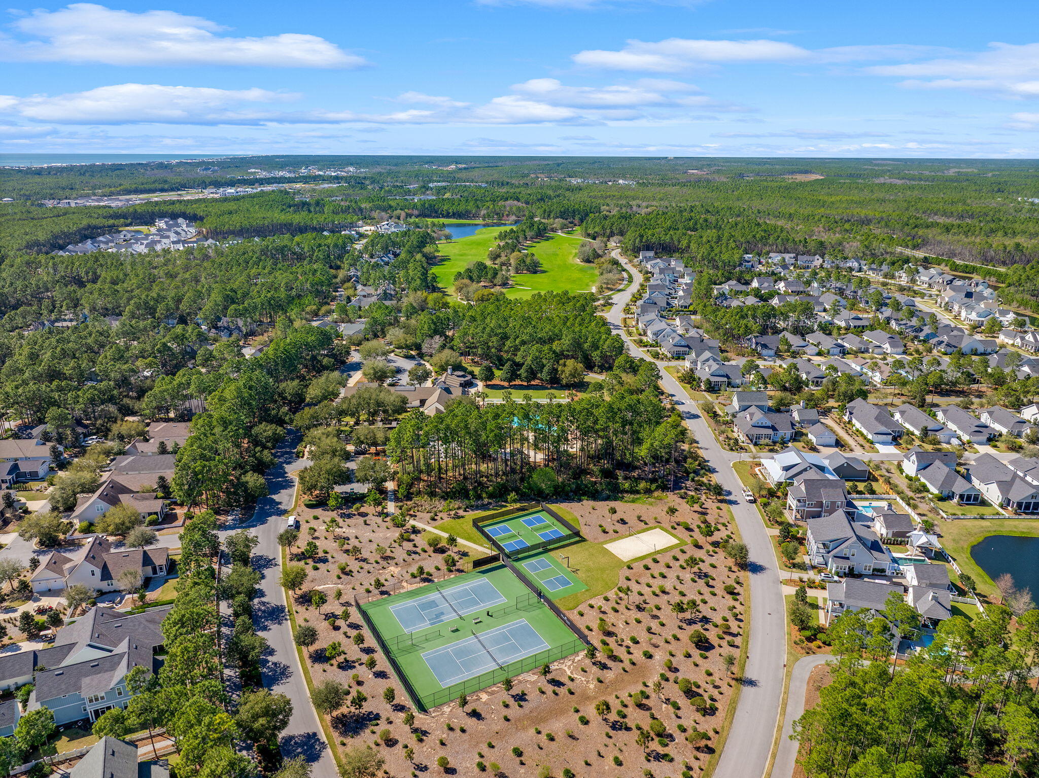 146 Trailhead Drive Inlet Beach, FL 32461 - Photo 61 of 74 a view of a city with an ocean