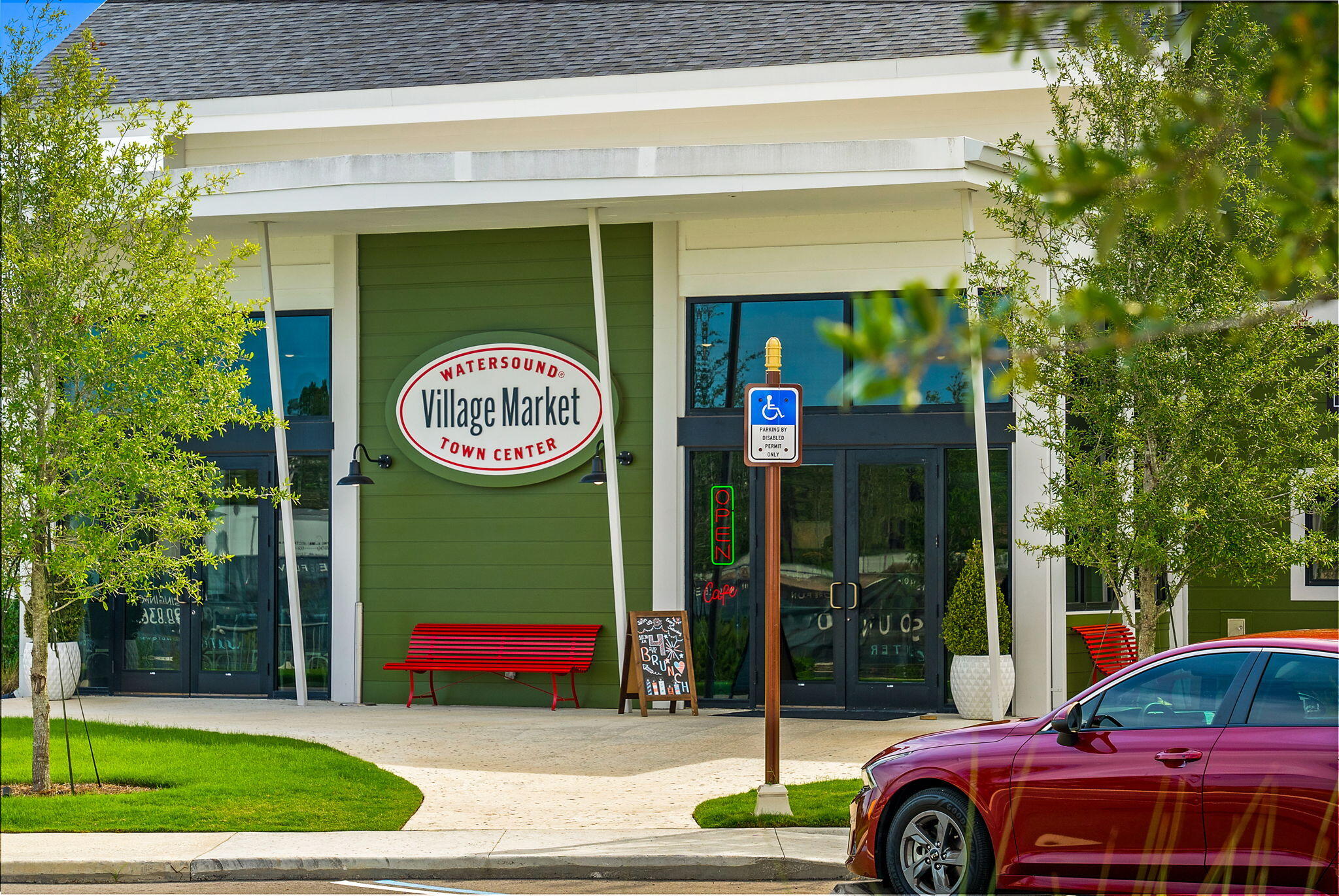 146 Trailhead Drive Inlet Beach, FL 32461 - Photo 70 of 74 a front view of a house with garden