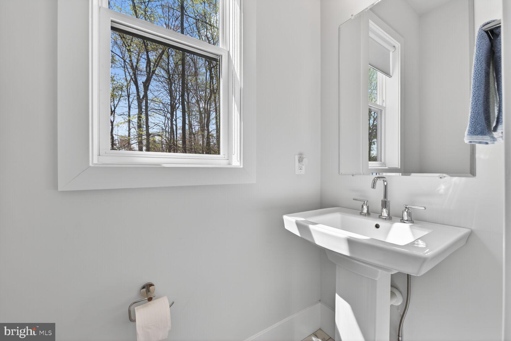 14665 Battery Ridge Lane Centreville, VA 20120 - Photo 23 of 66 a bathroom with a sink and a mirror