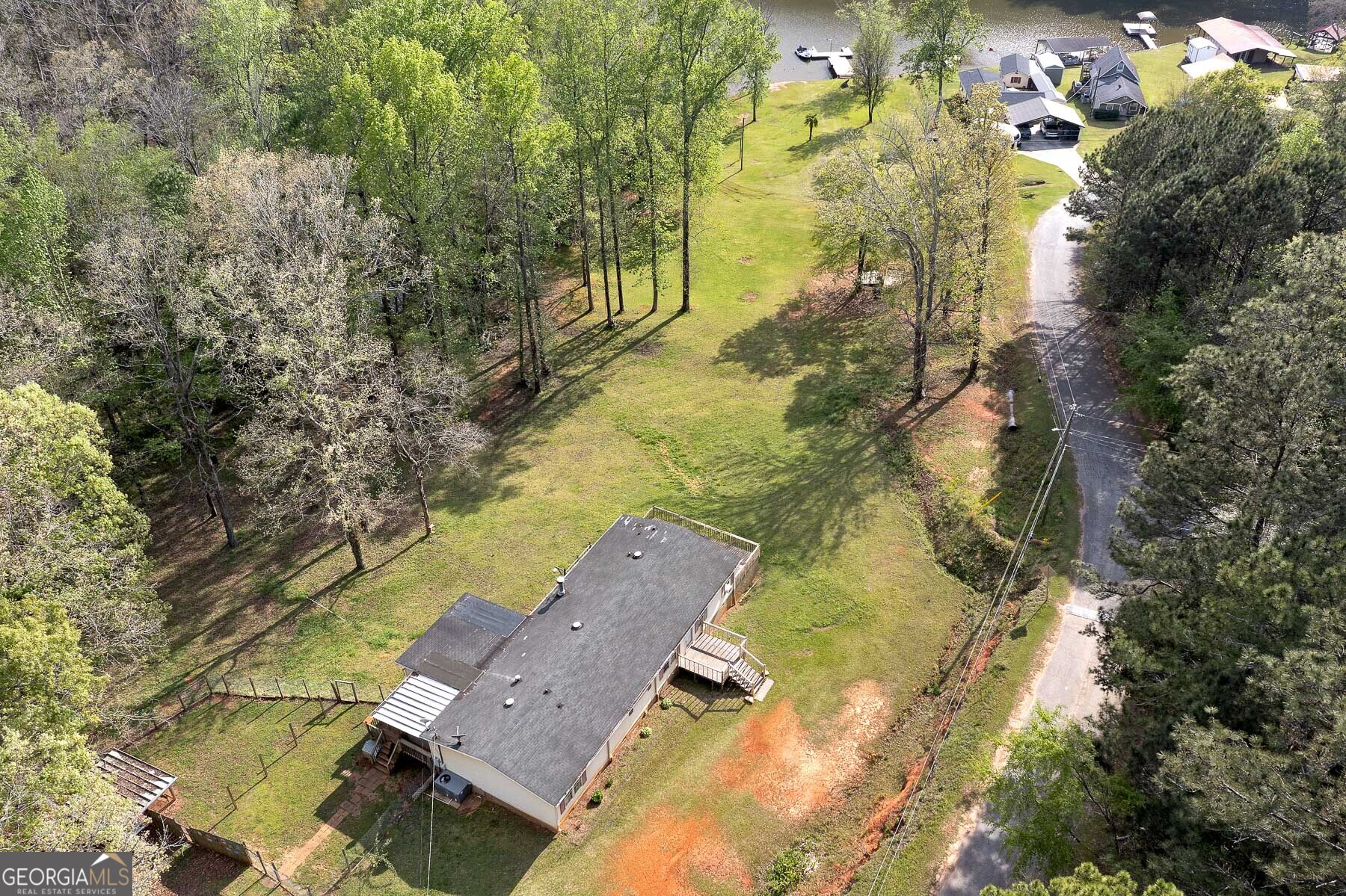 167 Edison Lane Monticello, GA 31064 - Photo 6 of 21 an aerial view of residential houses with outdoor space
