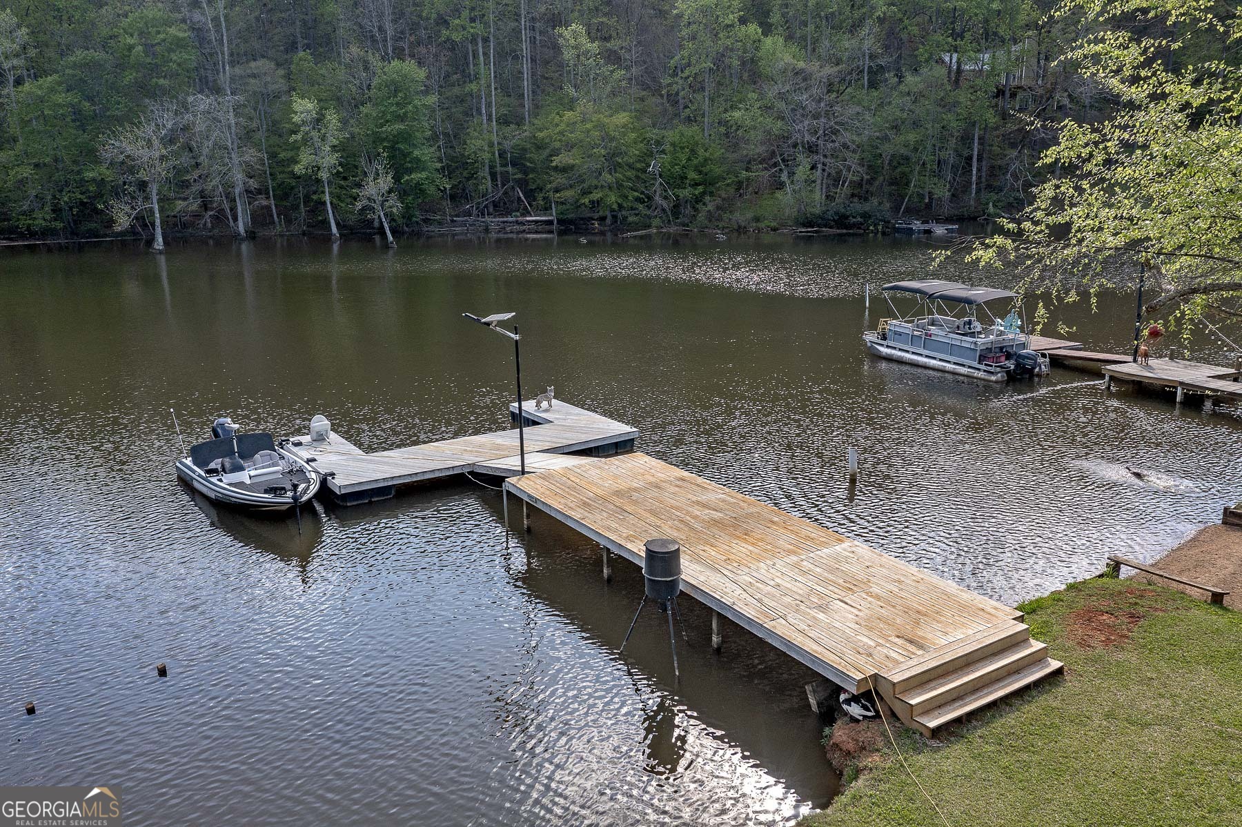167 Edison Lane Monticello, GA 31064 - Photo 10 of 21 a view of a wooden floor with a lake