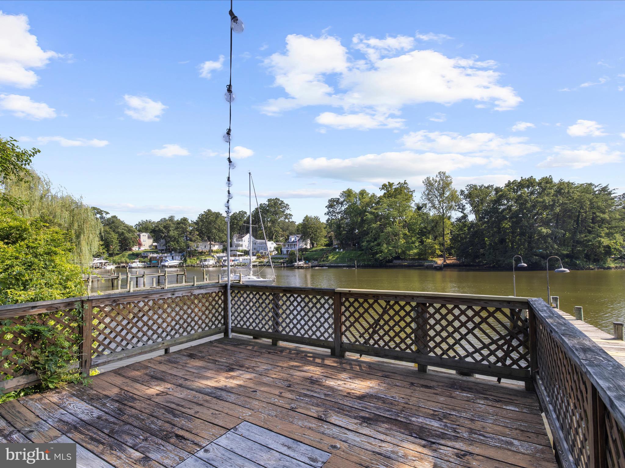 593 Riverside Drive Pasadena, MD 21122 - Photo 29 of 56 a view of a terrace with skyline