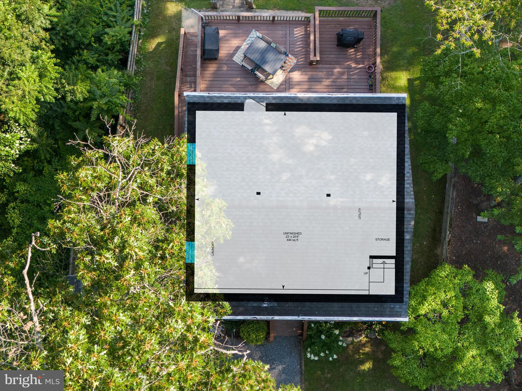 593 Riverside Drive Pasadena, MD 21122 - Photo 52 of 56 an aerial view of a house with yard