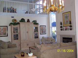 733 Northwest Waterlily Place Stuart, FL 34994 - Photo 4 of 5 a living room with furniture and a fireplace