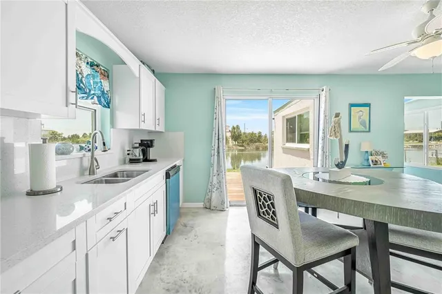 an aerial view of a residential houses with outdoor space