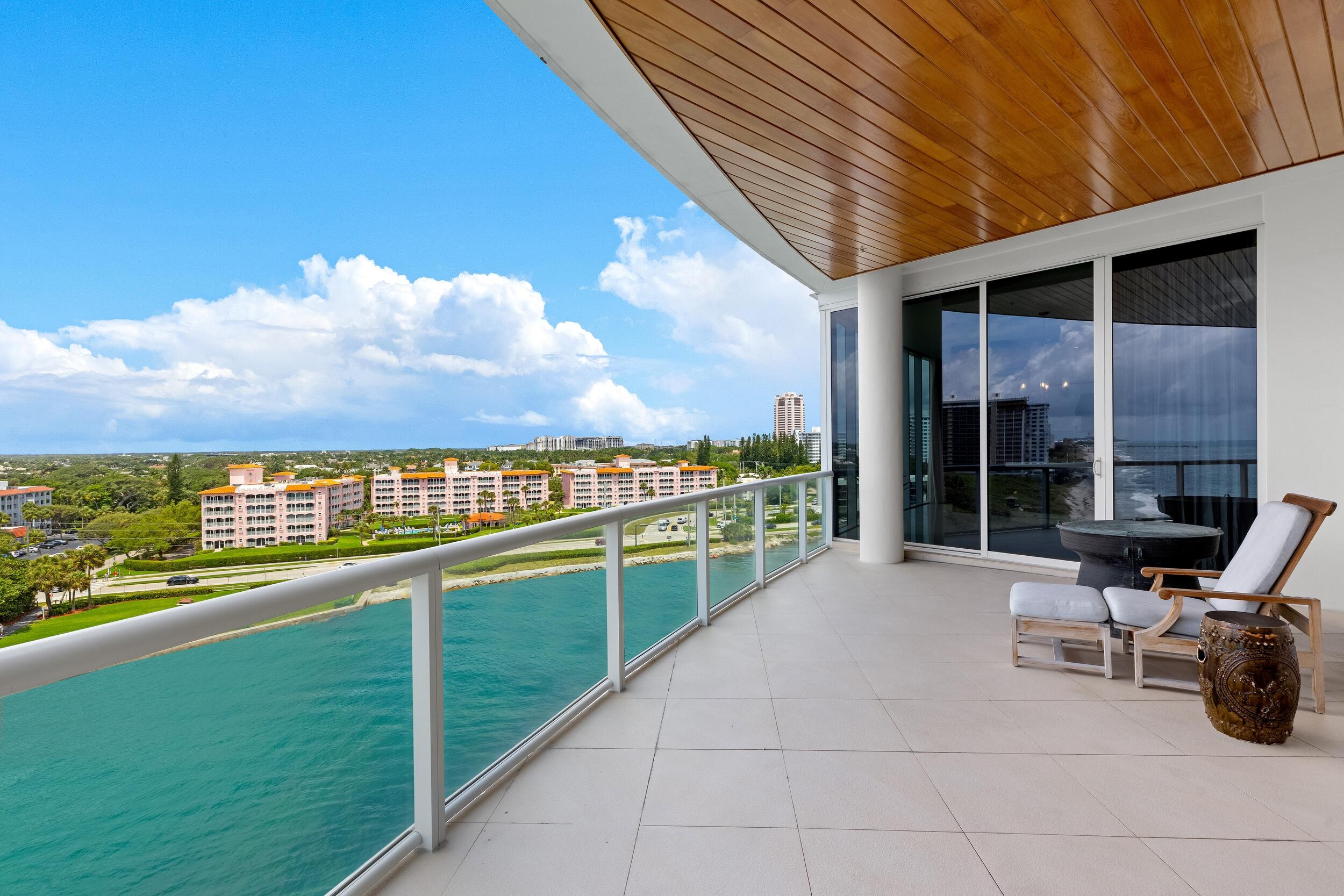 1000 South Ocean Boulevard, Unit 601 Boca Raton, FL 33432 - Photo 5 of 54 a view of a terrace with outdoor area