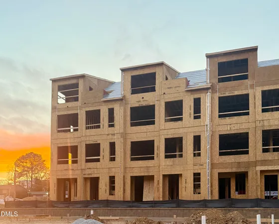 a large building with a window