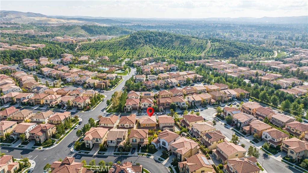 73 Copper Mine Irvine, CA 92602 - Photo 34 of 35 an aerial view of a city with lots of residential buildings