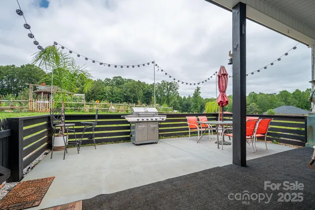 a view of outdoor space with seating