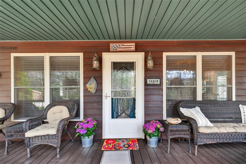 88 Crest Road Blairsville, GA 30512 - Photo 44 of 75 a front view of a house with outdoor seating