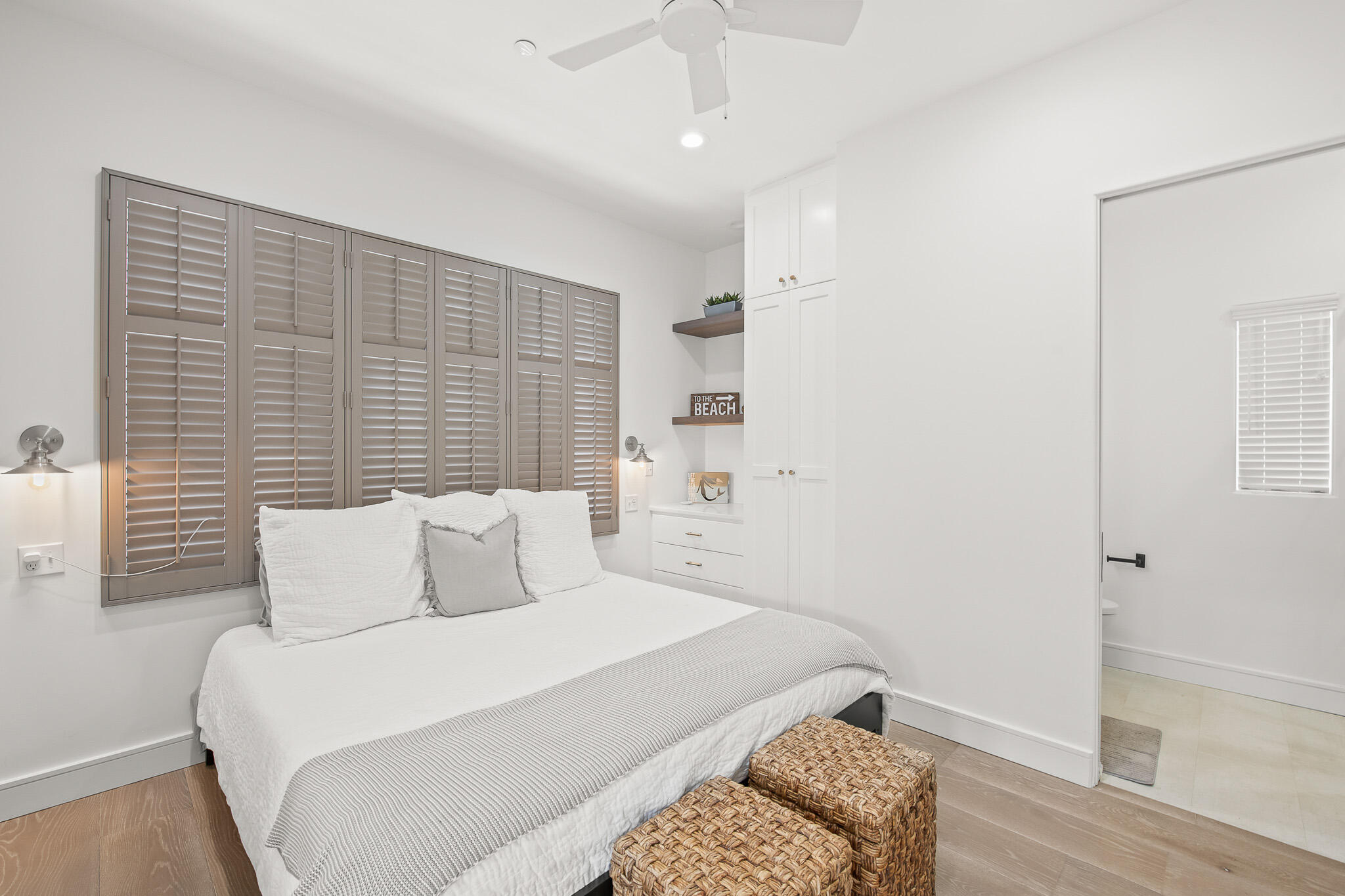 70 Windward Lane Rosemary Beach, FL 32461 - Photo 43 of 101 a bedroom with a bed and a window