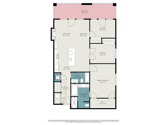 $3,700 | 2222 West Belmont Avenue, Unit 401, Chicago, IL 60618