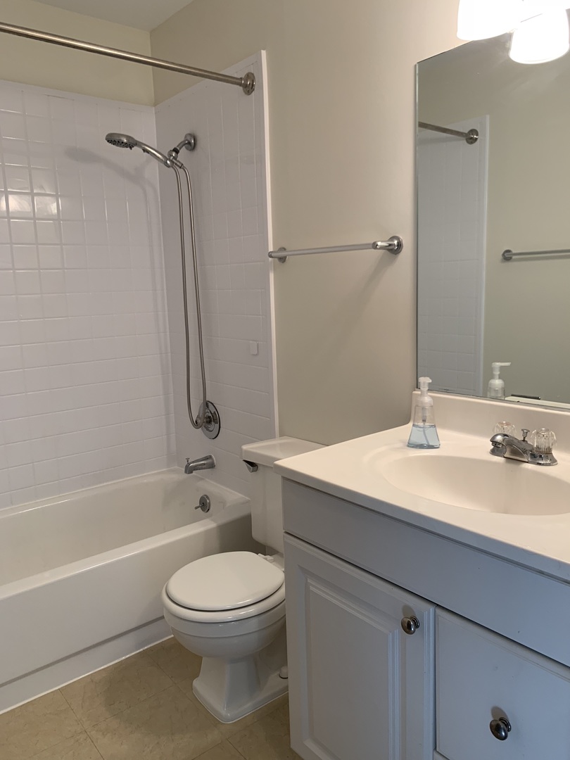 1068 Glouchester Harbor, Unit 1068 Schaumburg, IL 60193 - Photo 17 of 26 a bathroom with a sink a toilet and a bathtub