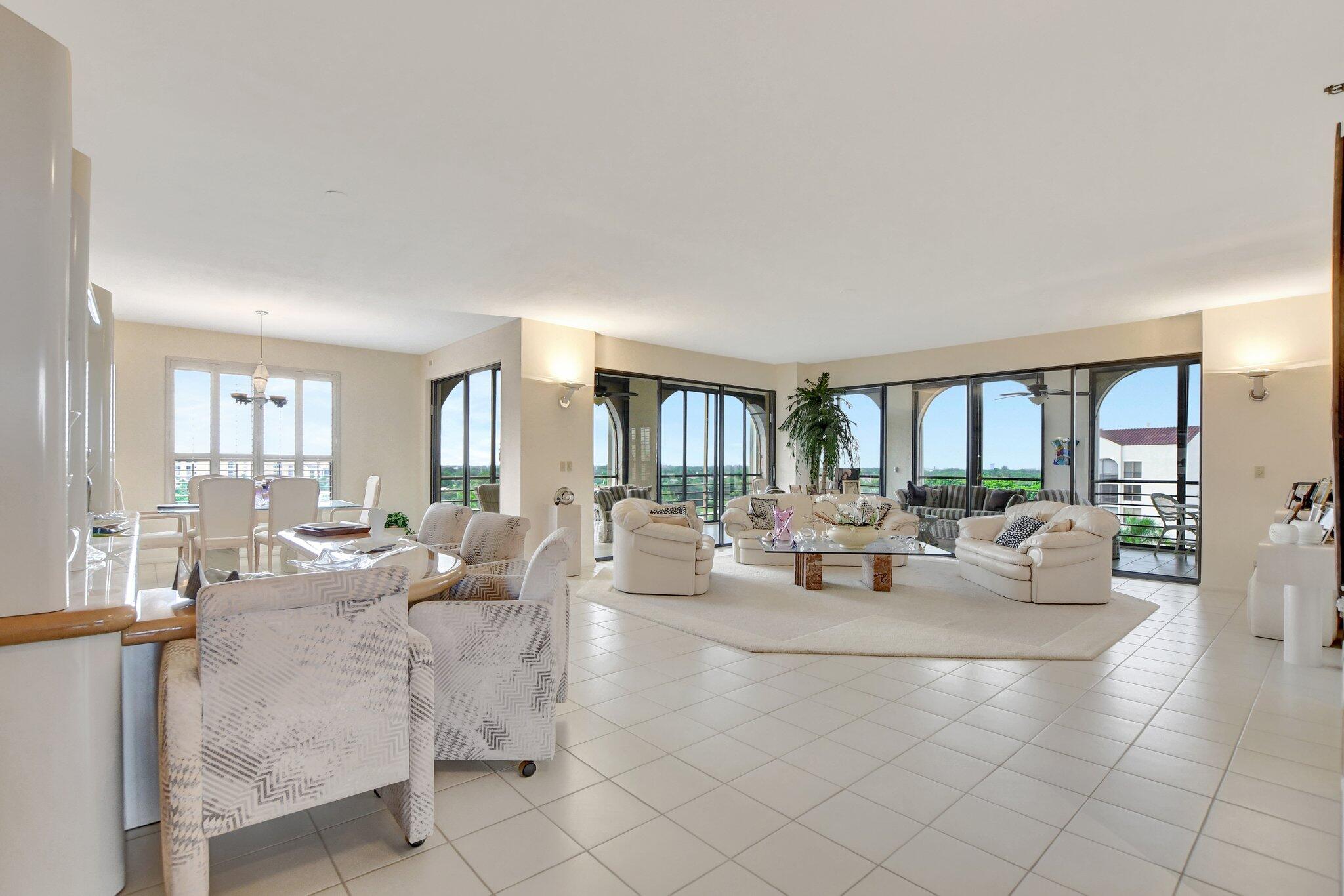 7563 Imperial Drive, Unit 802 Boca Raton, FL 33433 - Photo 5 of 43 living room