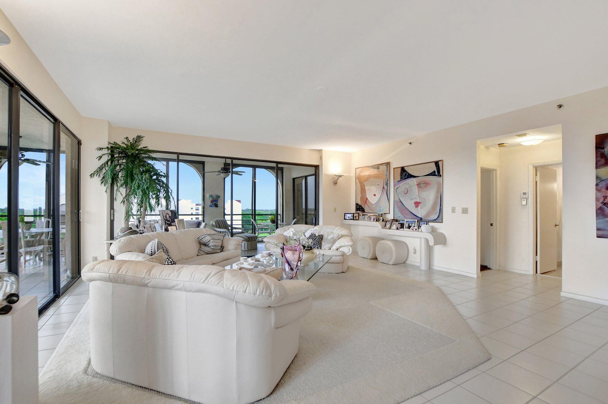 7563 Imperial Drive, Unit 802 Boca Raton, FL 33433 - Photo 7 of 43 living room