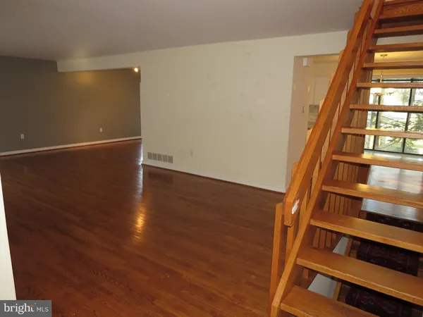 wooden floor in an empty room