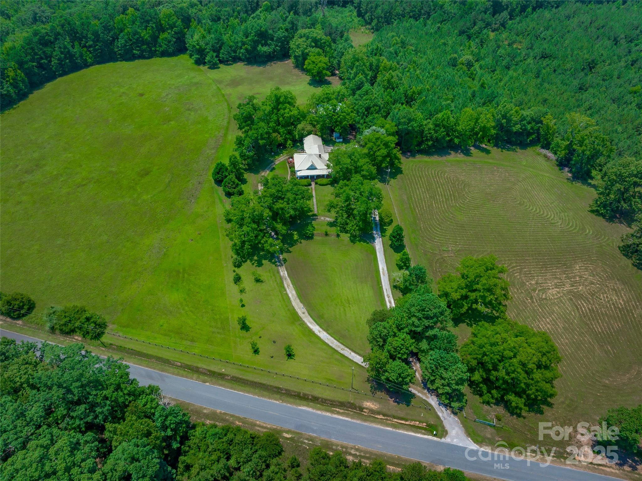 274 Old Harden Road Winnsboro, SC 29180 - Photo 39 of 39 an aerial view of a residential houses with outdoor space and trees all around
