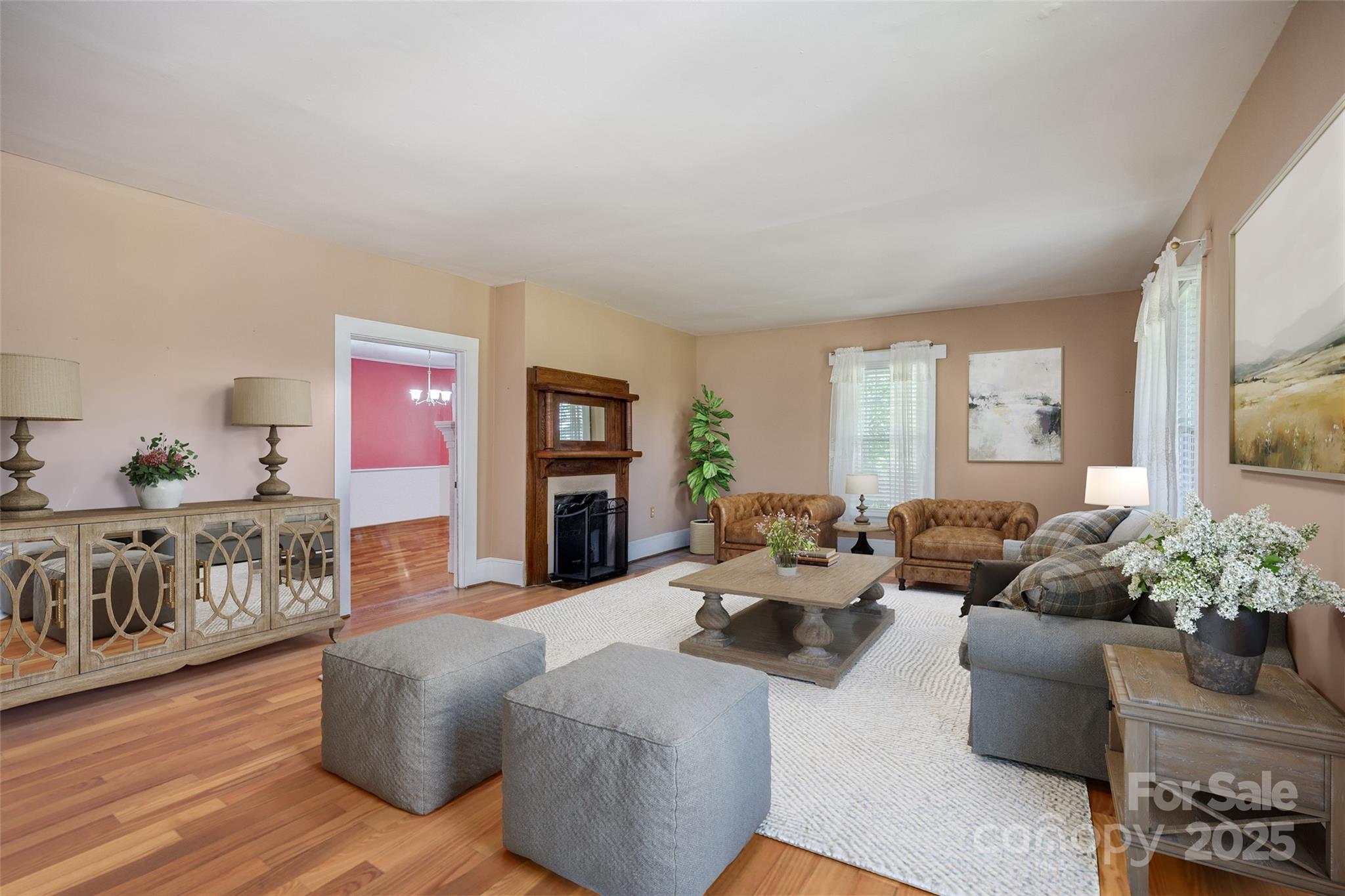 274 Old Harden Road Winnsboro, SC 29180 - Photo 6 of 39 a living room with furniture and a fireplace
