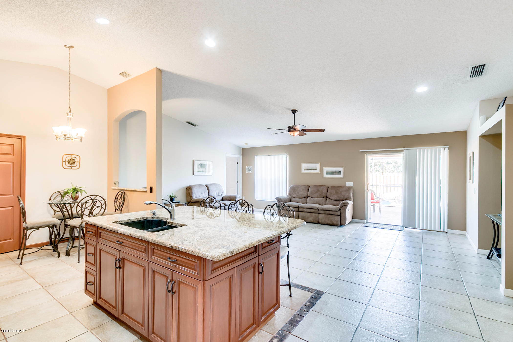 129 Donna Road Palm Bay, FL 32907 - Photo 36 of 36 Open Floor Plan with Vaulted Ceiling