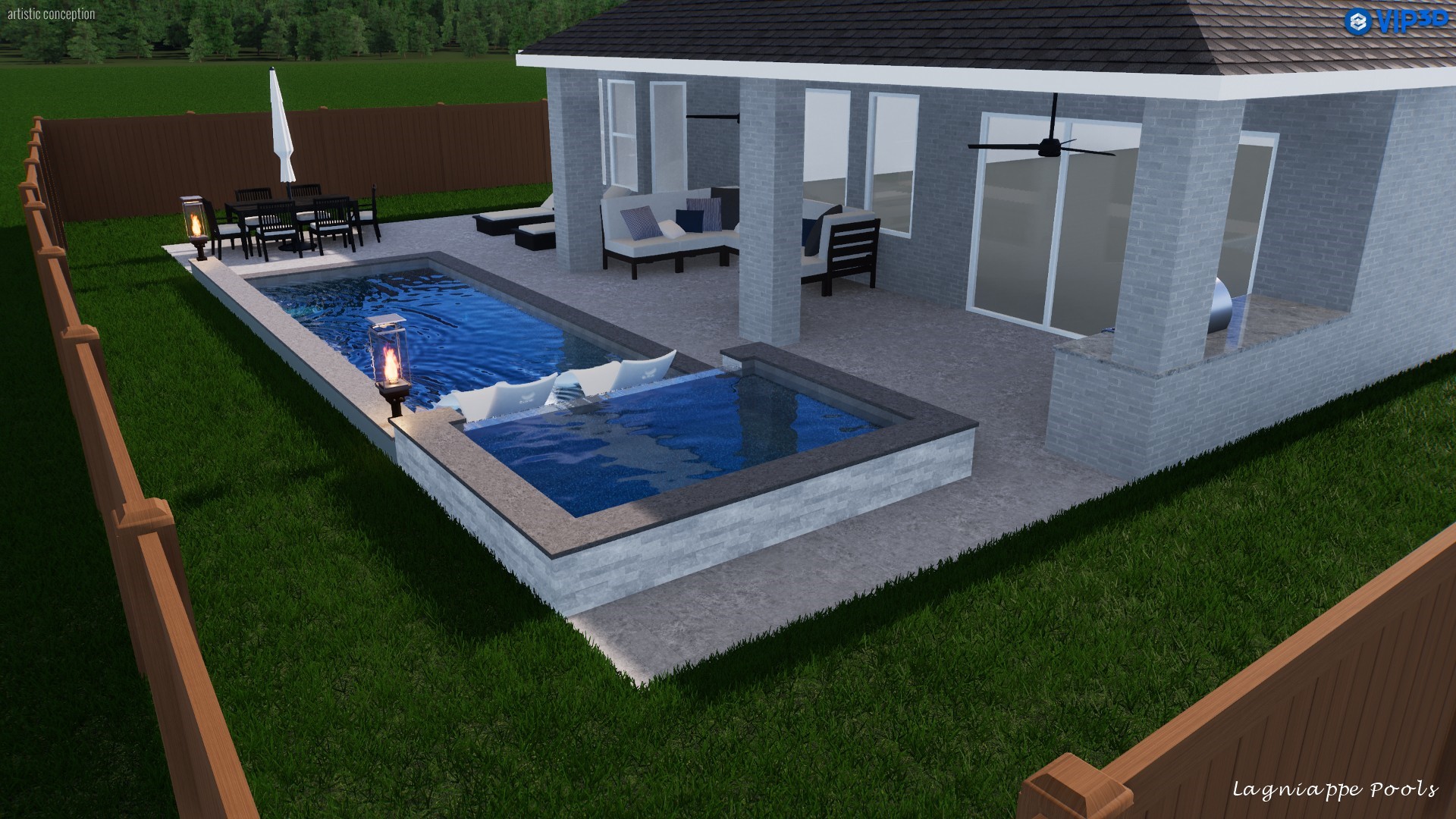 16155 Rustling Wds Road Conroe, TX 77302 - Photo 50 of 50 example only for future POOL representation pool fit