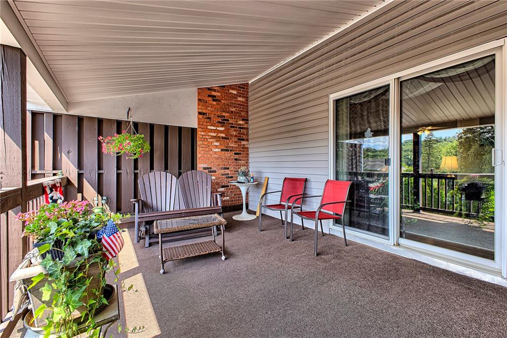 666 Georgetown Village Indiana, PA 15701 - Photo 16 of 34 Covered deck area off of living room