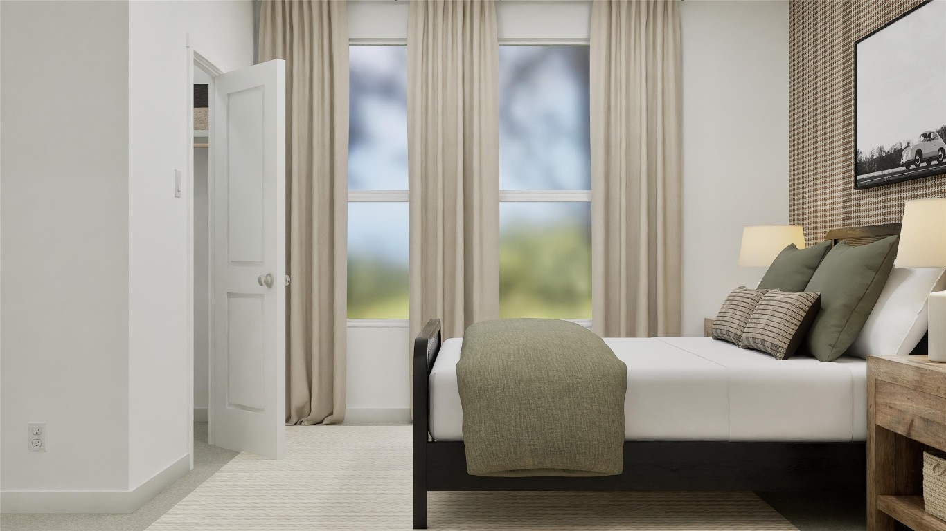 2927 Blue Rdg Lane Temple, TX 76501 - Photo 24 of 26 a bedroom with a bed and a mirror