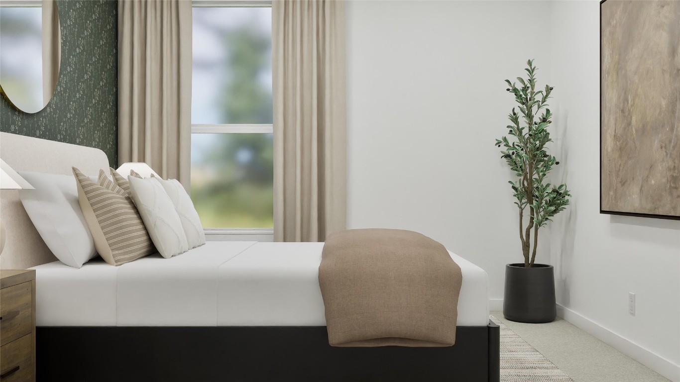 2927 Blue Rdg Lane Temple, TX 76501 - Photo 26 of 26 a bedroom with a bed and a potted plant